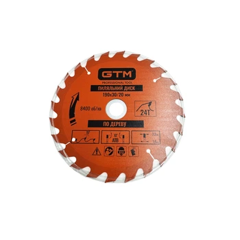 Диск пиляльний GTM SBW-19024 190*30*z=24 по дереву