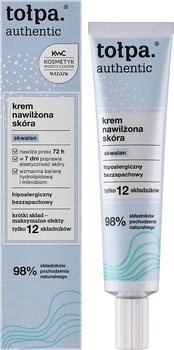 Крем для лица Tolpa Authentic Moisturized Face Cream Увлажняющий 40 мл (5902719419911)