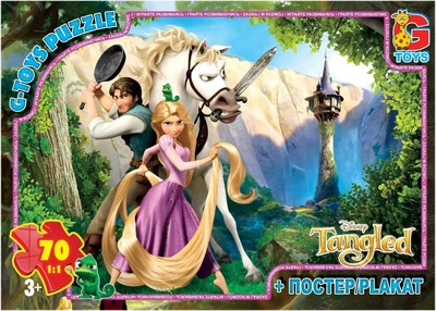 Пазли "Рапунцель", 70 ел Gtoys (17224)