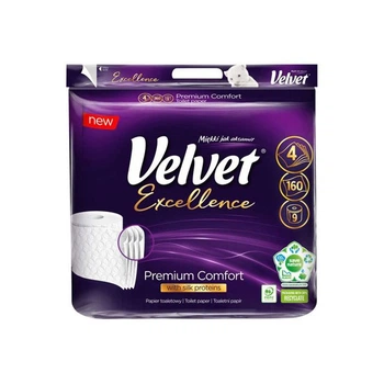 Туалетная бумага Velvet Excellence Silk Proteins 9 шт