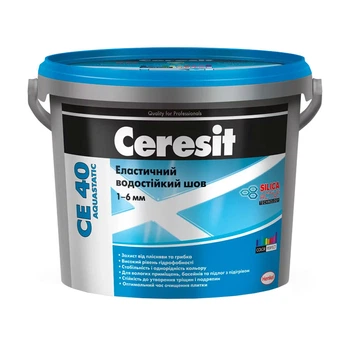 Фуга Ceresit CE 40 Aquastatic эластичная платиновая 2 кг