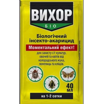 Биоинсектоакарицид Вихор, 40 мл