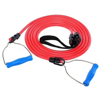Тренажер для плавания с ручками для тренировки гребка YINGFA TRAINING BELT PL-4040-L3A Длина-3м Диаметр 1,3см