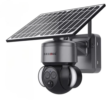 Вулична IP-камера Sectec ST-S568M 6MP PTZ з 12x зумом, 4G та сонячною батареєю (779868)