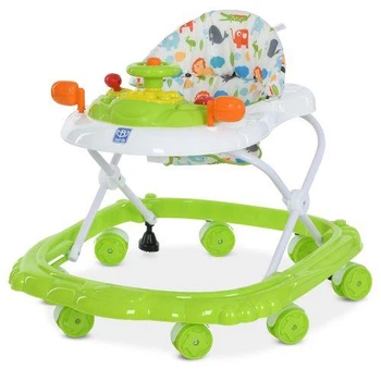 Детские ходунки с музыкальной игровой панелью Bambi M 3451 Салатовые