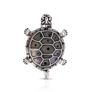 Брошка BROCHE біжутерія Море Черепаха сіра BRBF115344