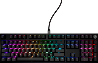 Klawiatura przewodowa Genesis Thor 404 Gateron Yellow Pro Czarna (5901969449143)