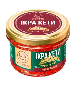Икра Кеты, Остров, 190 г