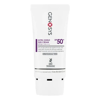 Сонцезахисний крем SPF 50+ PA++++ GENOSYS 50 г ULTRA SHIELD SUN CREAM SPF 50+ PA++++ 9 (USC)