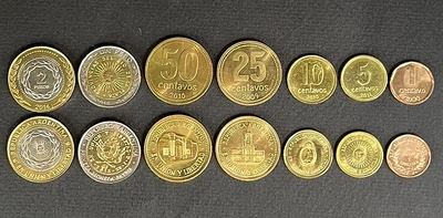 Аргентина монеты набор 2000-16 г. UNC