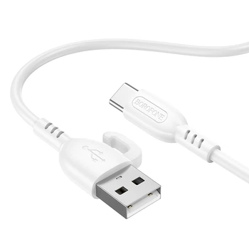 Кабель USB Borofone BX91 Type-C 3A Білий