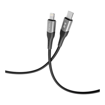 Кабель USB Ridea RC-US42 UltraStrong Type-C to Lightning 30W 2m Чорний
