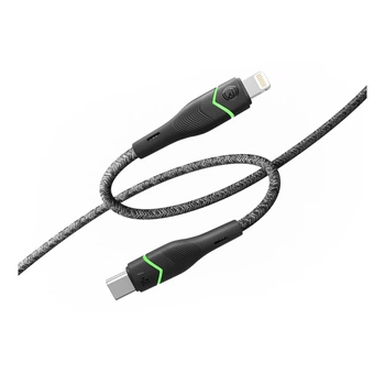 Кабель для зарядки USB Ridea RC-RL15 RGB Light Type-C to Lightning 30W (10V/3A) 1.2m Черный