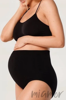 Трусики для вагітних безшовні InSecret Bella Slip Mama Black S/M Чорні