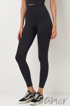 Легінси безшовні з подвійним Push Up ефектом GIULIA Leggings SPORT Shape L/XL Чорні