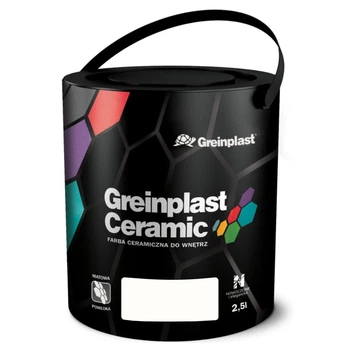 Керамічна фарба Greinplast Ceramic FWC01 сніжно-біла 2.5 л