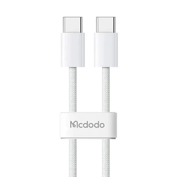 Кабель McDodo 60W USB-C to USB-C Data Cable 1m White