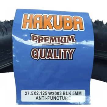 Покрышка на велосипед 27,5 дюймов "Hakuba" 27.5 x 2.125 W2003 антипрокольная 5mm