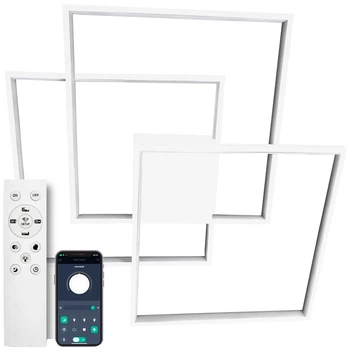 Люстра светодиодная потолочная Luminaria Callista 100W 3S 550x75 White 220V IP20 с пультом (6951712315750)