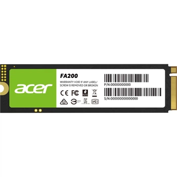 SSD 2Tb Acer FA200 M.2 2280 PCIe Gen 4x4 NVMe 2.0 3D NAND Retail(TDB_A865DE6CE196)
