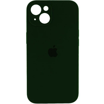 Чохол силіконовий Full Silicone Case for iPhone 14 Dark Green (з захистом камери)