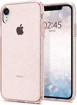 Чохол Spigen Liquid Crystal Glitter для Apple iPhone XR (064CS24868) Rose Quartz