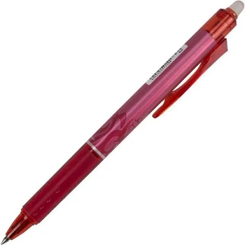 Ручка гелева авт. PILOT 0,5 BLRT-FR5-R Frixion Cliker червона "пиши-стирай" (12) /BLRT-FR5-R/