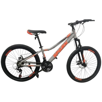 Велосипед SPARK TILL (колеса - 24", алюминиевая рама - 12") серый