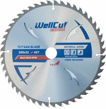 Диск пильный по дереву WellCut Standard 300*32 48 t