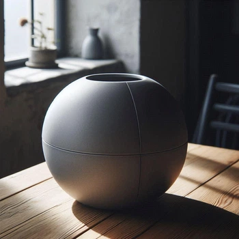 Ваза Sphere — стильна куля декоративна ваза для квітів, сучасний мінімалізм у вашому будинку Велика (20х20х17 см)