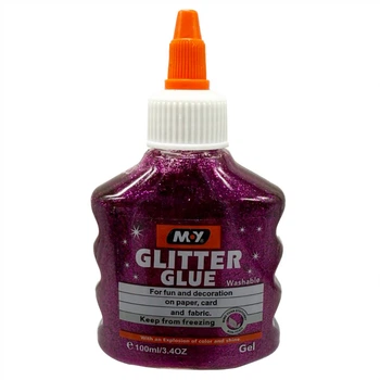 Клей декоративный "Металлик Glitter" DSCN4619(Pink) 100 мл