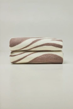 Плед zebra Hilzer (woolmark) из Выборной Вовны Мериноса. Размер 170x140
