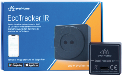Розумний енергомонітор для лічильників everHome EcoTracker IR 144627 (610371446279)
