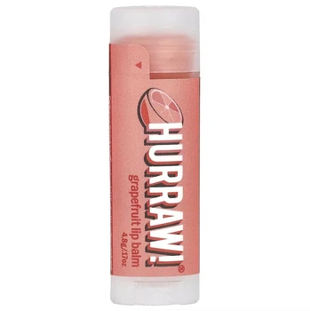 Бальзам для губ, Hurraw! Balm, грейпфрут, 4,8 г