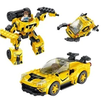 Конструктор Racing car 3D Blocks Brick Panlos 3 в 1, 211 деталей 661003B