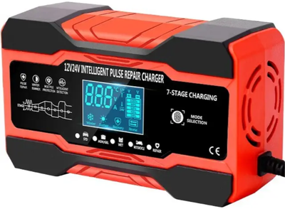 Зарядное устройство IDOITWELL 12V 10A 24V 5A – интеллектуальное импульсное, 7-ступенчатая зарядка