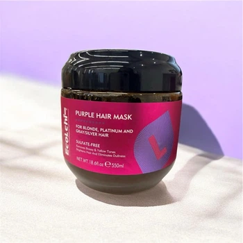 Маска для идеального холодного блонда Ecolchi – PURPLE HAIR MASK, 550 мл