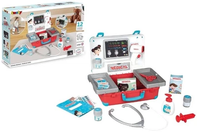 Zestaw do gry w lekarza Smoby torba medyczna (3032163401032)