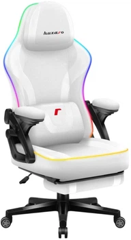 Fotel gamingowy Huzaro Force 4.6 RGB White Mesh