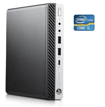 Неттоп HP EliteDesk 800 G5 Mini USFF / Intel Core i5-9500 (6 ядер по 3.0 - 4.4 GHz) / 8 GB DDR4 / 256 GB SSD NVMe / Intel UHD Graphics 630 б/у