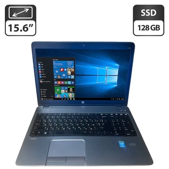 Ноутбук HP ProBook 450 G1 / 15.6" (1366x768) TN / Intel Core i3-4000M (2 (4) ядра по 2.4 GHz) / 8 GB DDR3 / 128 GB SSD / Intel HD Graphic 4600 / WebCam / DVD-ROM б/в