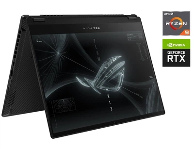 Игровой ультрабук-трансформер Asus Rog Flow x13 GV301QE / 13.3" (1920x1080) IPS Touch / AMD Ryzen 9 5900HS (8 (16) ядер по 3.0 - 4.6 GHz) / 16 GB DDR4 / 1000 GB SSD / nVidia GeForce RTX 3050 Ti, 4 GB GDDR6, 128-bit / WebCam б/у