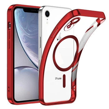 Чехол Fiji Chrome для Apple iPhone XR с MagSafe и защитой камер Red