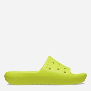 Дитячі шльопанці для дівчинки Crocs Classic Slide v2 K 209422-76M 32-33 (J1) Жовті (196265549023)
