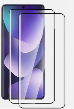 Защитное стекло 2шт CDK для Xiaomi Poco M8 Pro | 3D Full Glue (023278) (black)