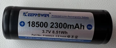 Аккумулятор KEEPPOWER 18500 2300mAh защищенный 3.6В