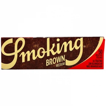Папір для самокруток Smoking Brown Medium 77x44