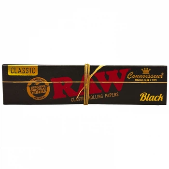 Папір для самокруток RAW Black Thin Connoisseur King Size