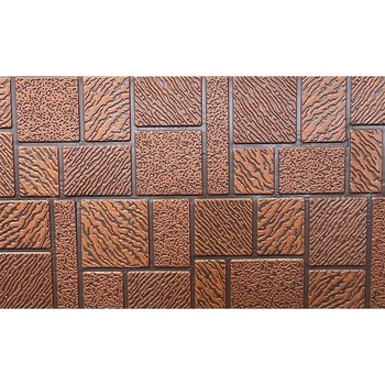 Фасадная панель с утеплителем MF Panel BR-05-006 Цегла 2900×383×16 мм PUR 16 мм