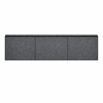 Фасадная панель с утеплителем MF Panel RS-01-005 Натуральный камень 2900×383×16 мм PUR 16 мм графит
